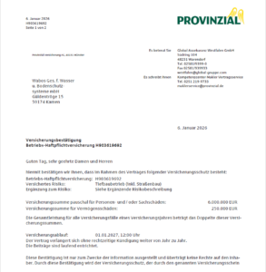 Provinzial 2026 Haftpflichtversicherung
